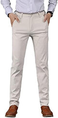 FAZI SAMPS ARTICLE #6729 Men Dress Pants Casual Slim Plaid Pencil Pants