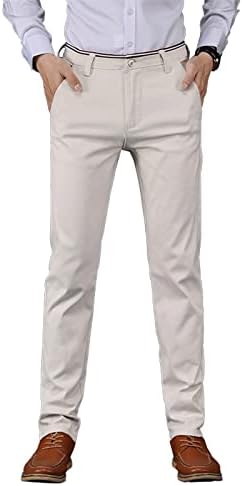 FAZI SAMPS ARTICLE #6729 Men Dress Pants Casual Slim Plaid Pencil Pants