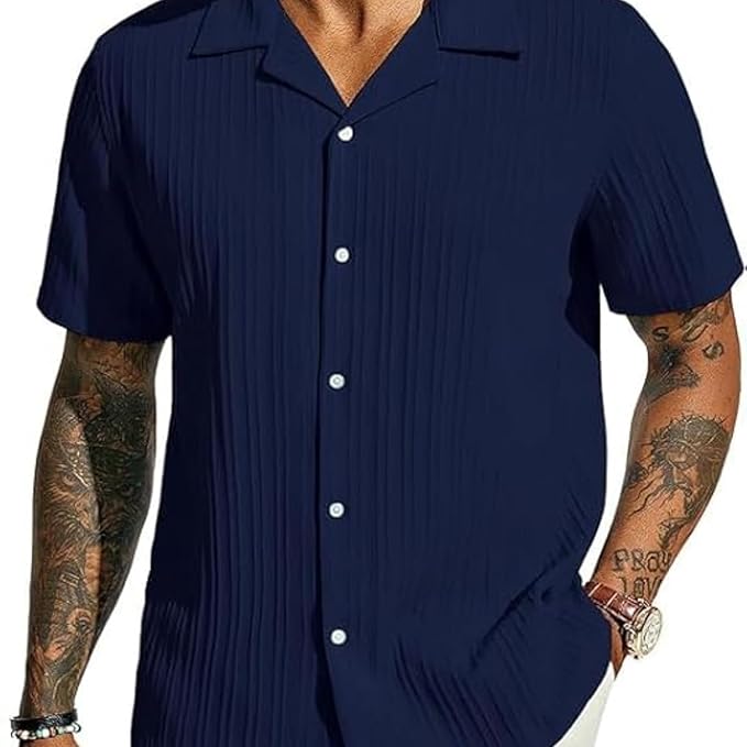 FAZI SAMPS ARTICLE #6713 Textured Shirts for Men || Casual Shirt for Men