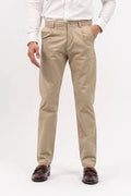 FAZI SAMPS ARTICLE #6738 Men's Pleated Straight Pant - Beige