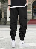 FAZI SAMPS ARTICLE #6742 Men Black Cargo Pants